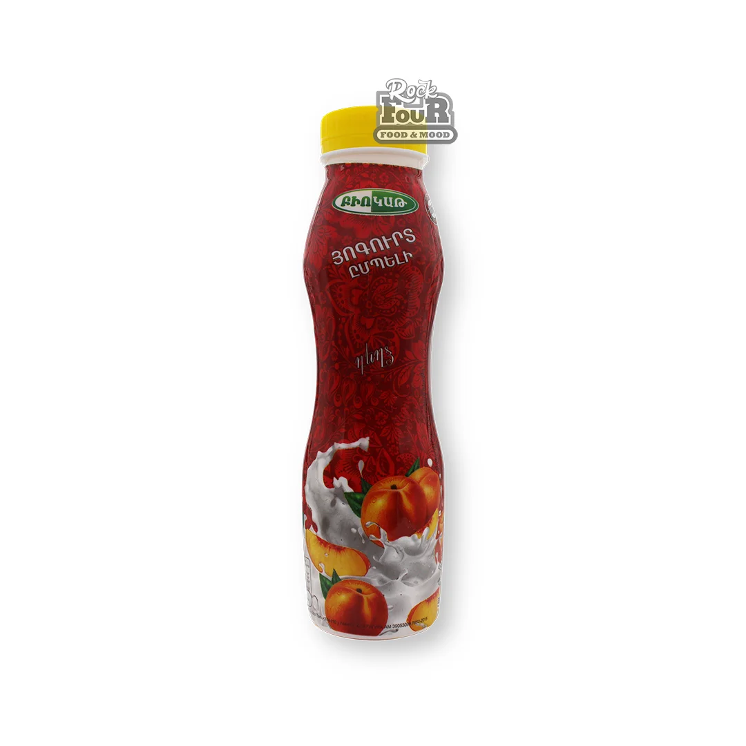 Drinking yogurt "Biokat" peach 1.5% 300g